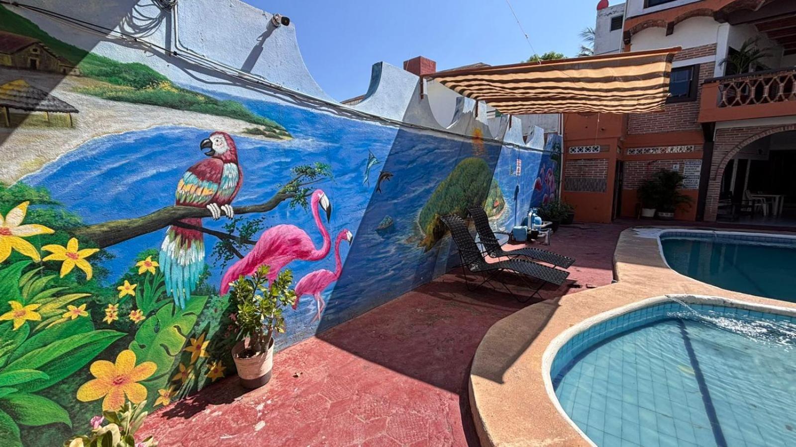 Bungalows Flamingos ริงกอน เด กัวยาบิโตส ภายนอก รูปภาพ